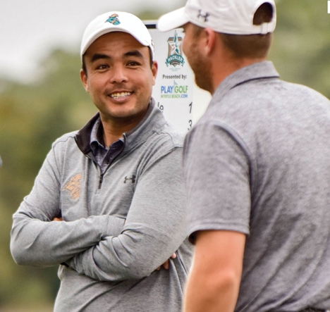 Assistant Head Coach Yoshio “Yosh” Yamamoto shares his experience on the course while flashing his ever-present smile.