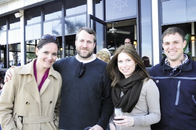 Gretchen and Morgan Aydelette with Jennifer Sweat and Preston Dellinger