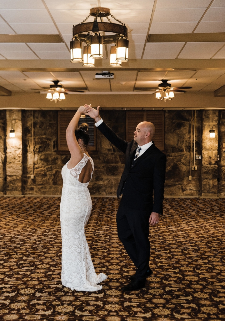 Simply Flawless: Brandie and Rafael wanted a winter wonderland wedding that was simple and intimate.