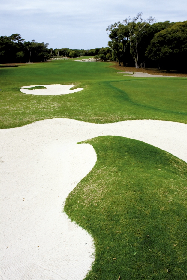 &lt;p&gt;<br />	One of the many challenging holes at the Bald Head Island Club, a members-only 18-hole course.&lt;/p&gt;