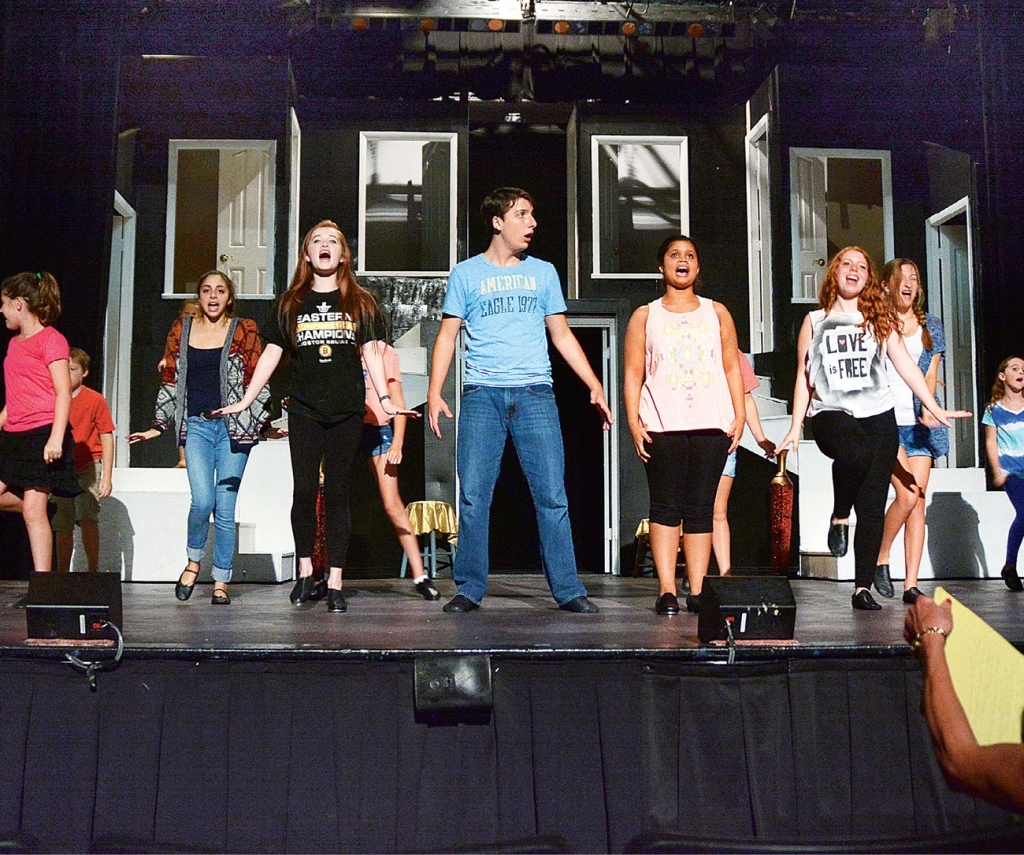 Coastal Youth Theatre students receive training in all aspects of full stage production including acting, singing, stage direction and choreography.