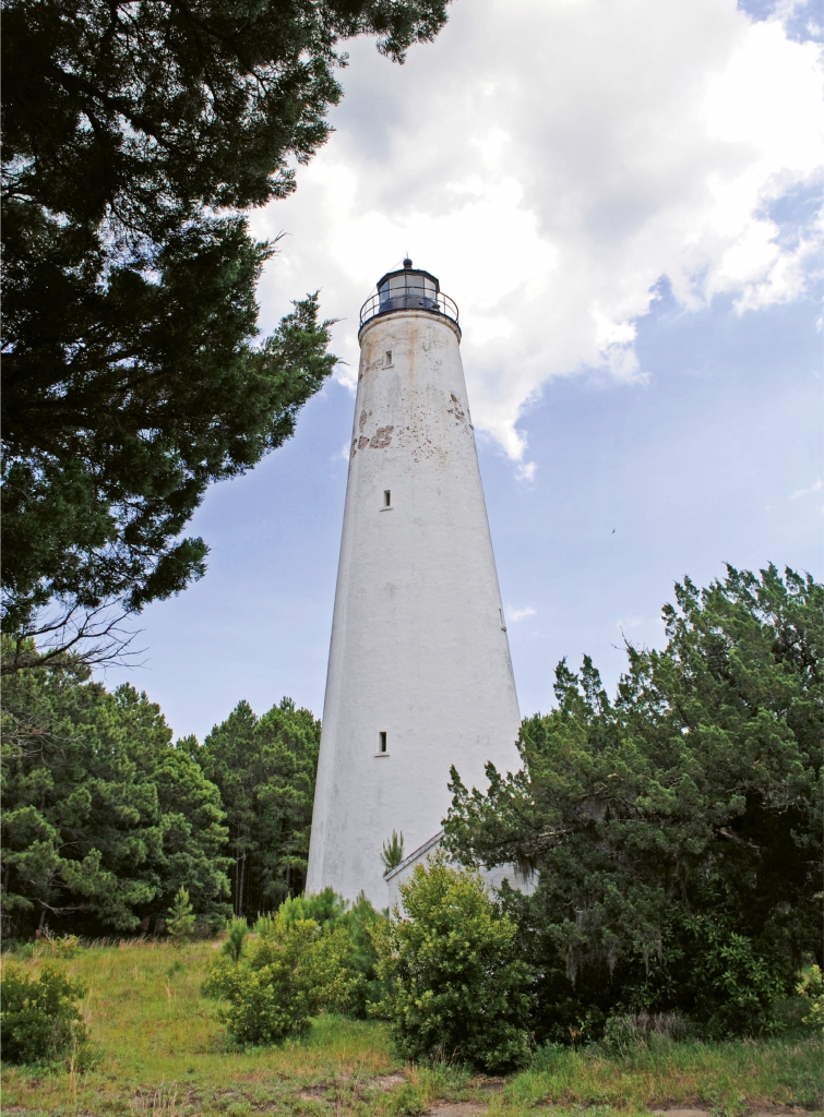 The Georgetown Lighthouse, also known as the North Island  Lighthouse, is the oldest operating lighthouse in South Carolina.  Orginally built in 1811, it was restored in 1867 after sustaining damage  during the Civil War.