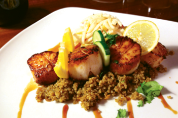 Dine on Diver Scallops at the Cork &amp; Bean Bistro, relax on the Everett Hotel’s rooftop terrace and hang your hat at any of the balcony suites available at the Fryemont Inn.
