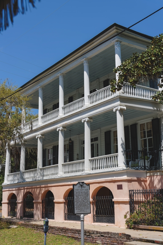 The Milton Maxcy Secession House, built on Craven Street in 1810 as a school for boys, is where Southerners first hatched plans for secession.