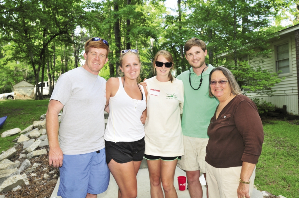 Andy and Lindsay Krieg, Anne and Douglas Marion and Nancy Braken