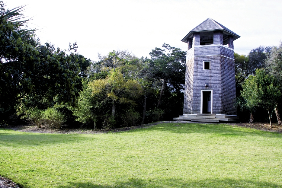 &lt;p&gt;<br />	An observation tower sits within one of the many public parks on the island, which are accessible only by electric golf cart, bicycle, or on foot.&lt;/p&gt;